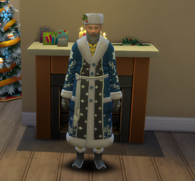 father winter magically appeared at 8pm by the fireplace.png
